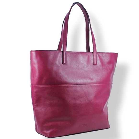 Coach XL Turnlock Tote F26461 Deep Port Pink - Picture 3 of 4